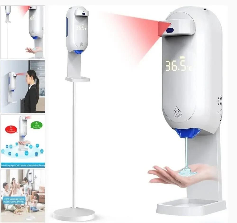 Hand Sanitizer Dispenser, by LIEN L5 Reads Hand & Head Temp F° or C°